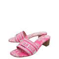Christian Dior Pink Dway Heeled Mules 39