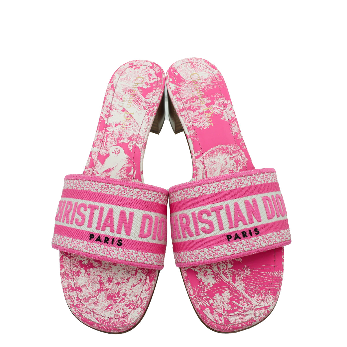 Christian Dior Pink Dway Heeled Mules 39