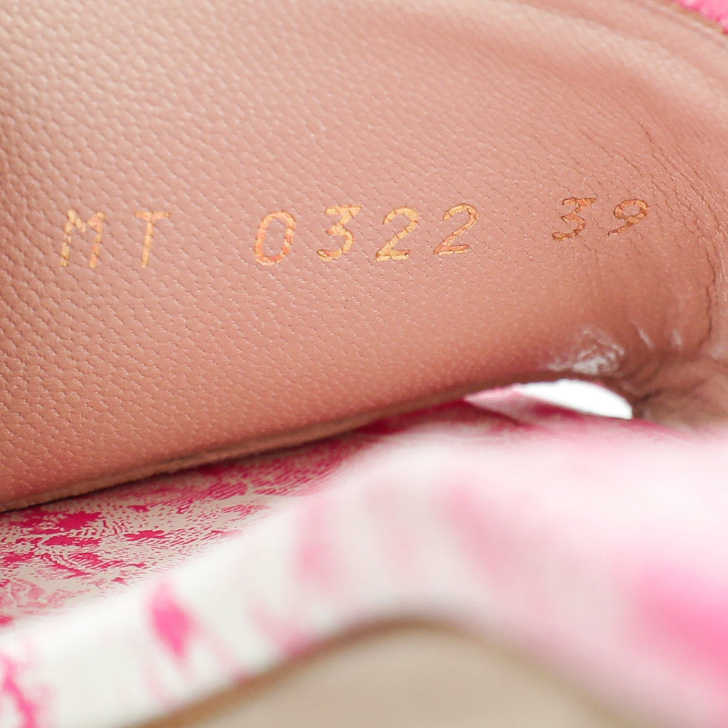 Christian Dior Pink Dway Heeled Mules 39