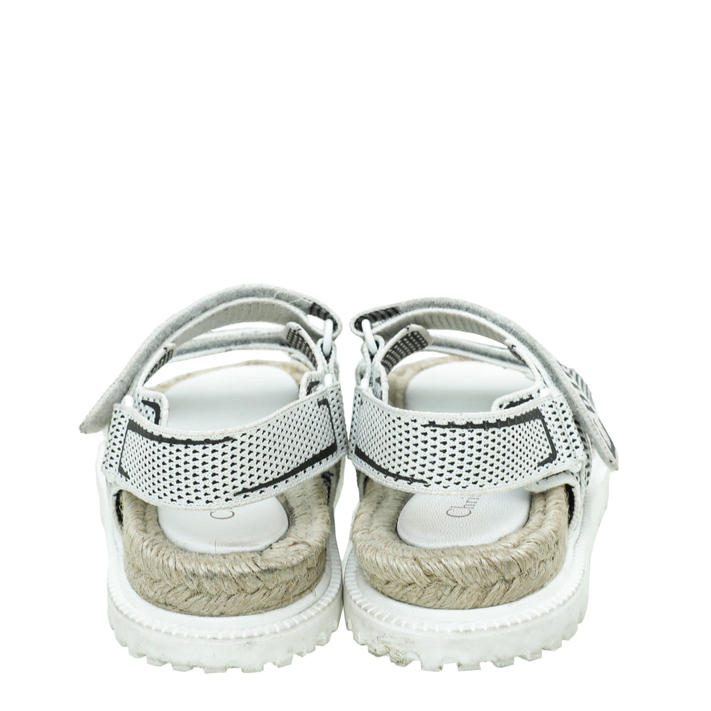 Christian Dior Bicolor DiorAct Technical Mesh Sandal 35