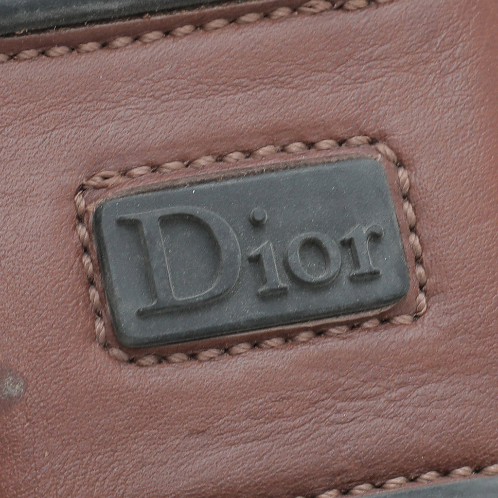 Christian Dior Brown CD Loafers 37