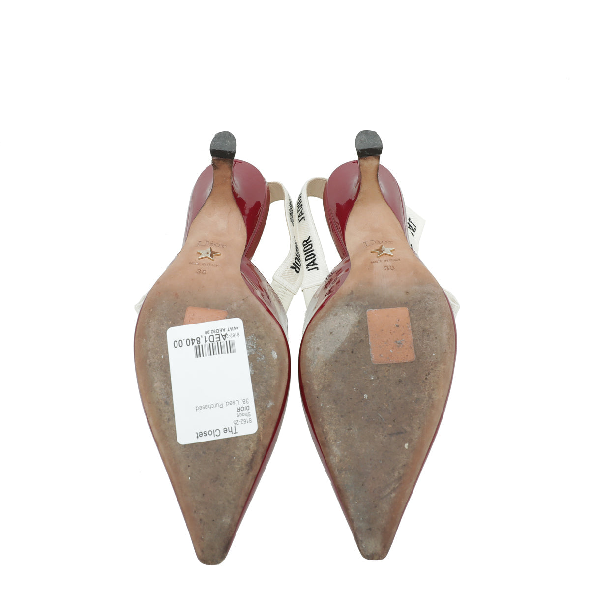 Christian Dior Cerise J'Adior Slingback Pump 38