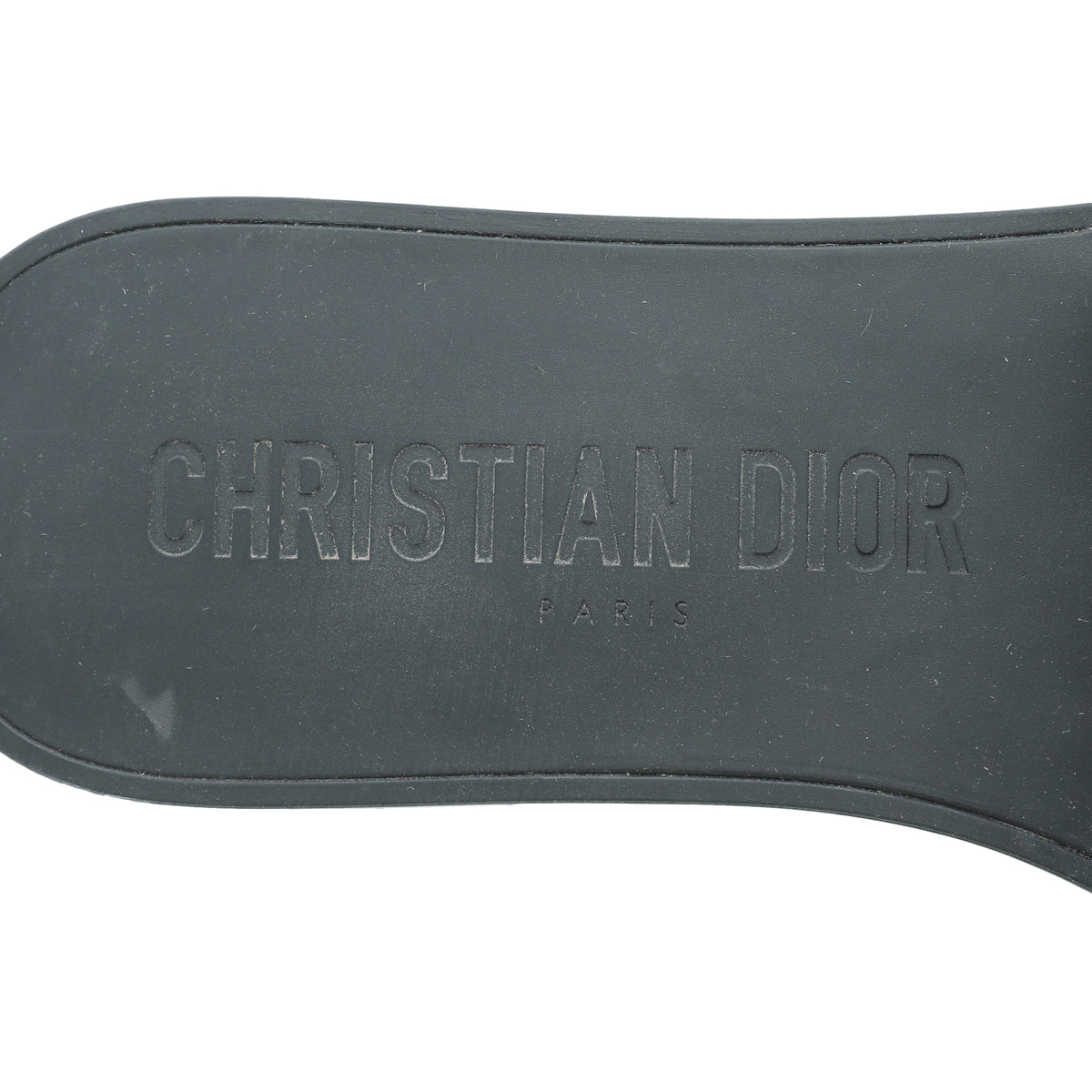 Christian Dior Navy Blue Camouflage Dio(r)evolution Technical Fabric Slide Sandals 37