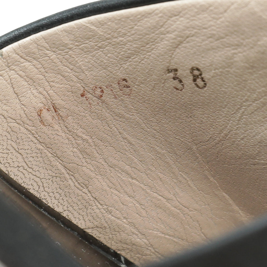 Christian Dior Black Evolution Slide Sandals 38