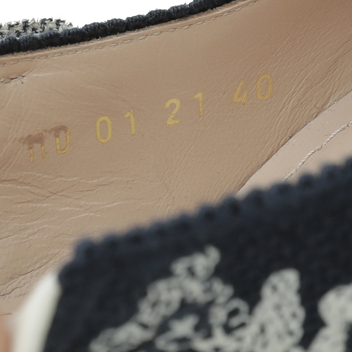 Christian Dior Bicolor J'adior Toile De Jouy Slingback Pump 40