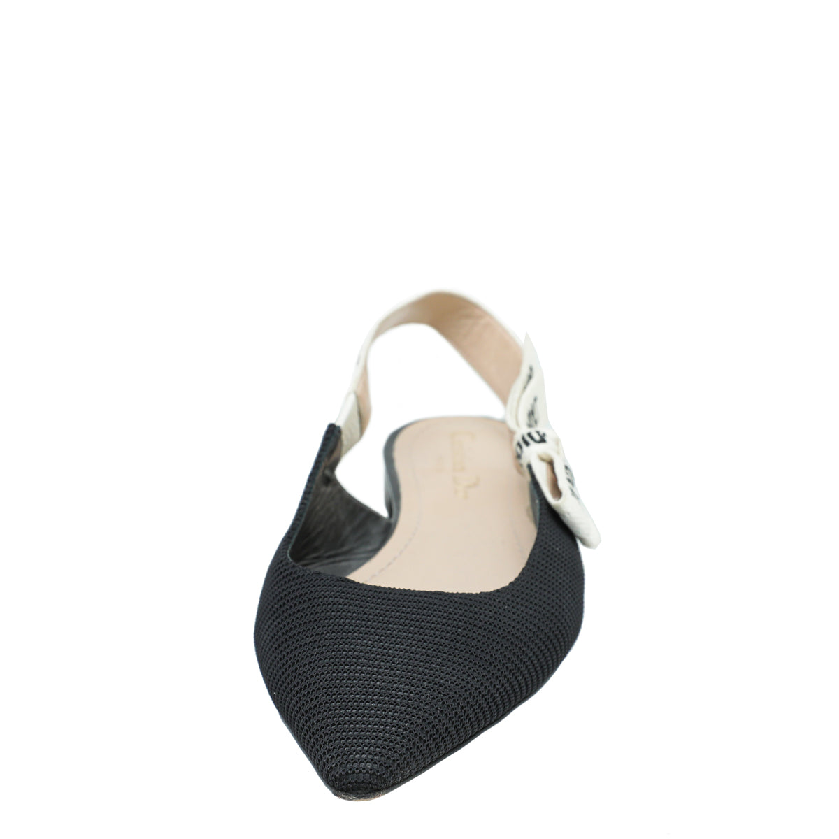 Christian Dior Black J'adior Technical Ballerina Flat 39