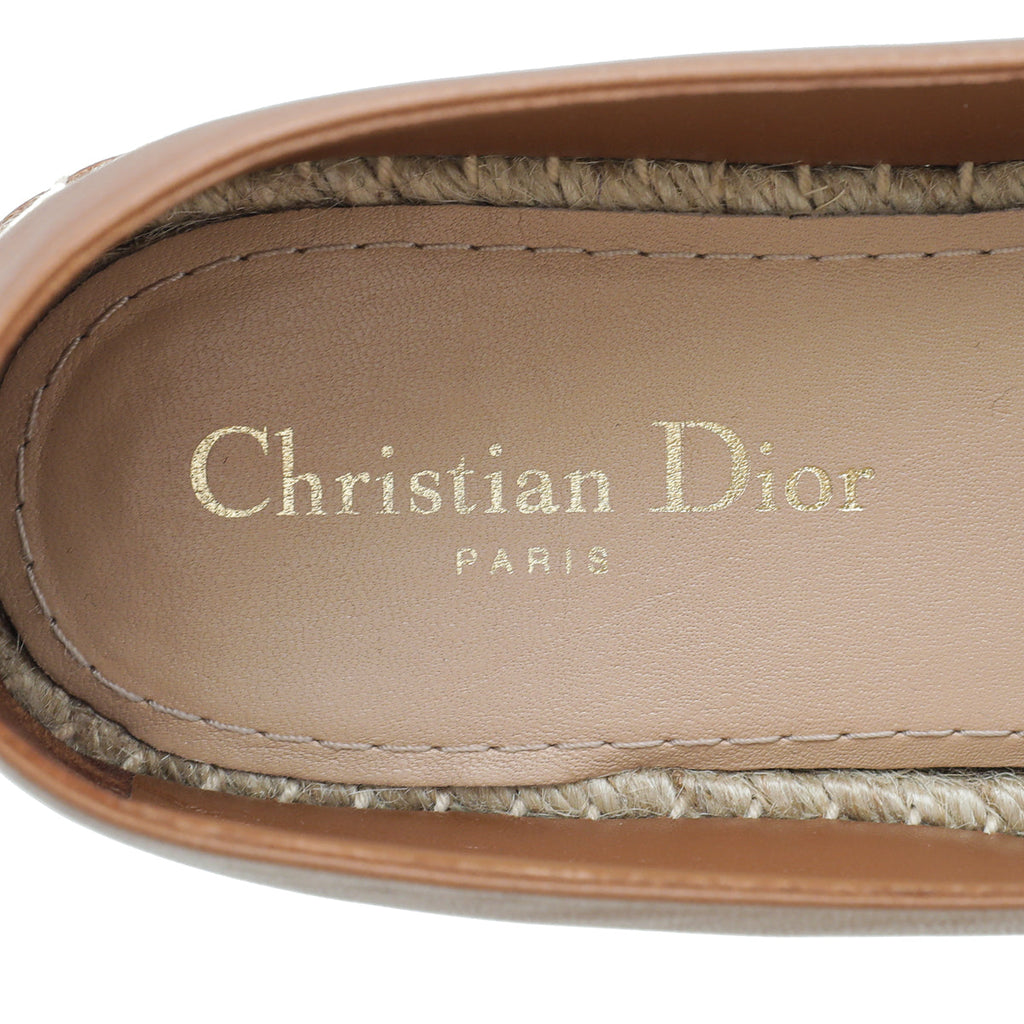 Christian Dior Brown Espadrille 39.5