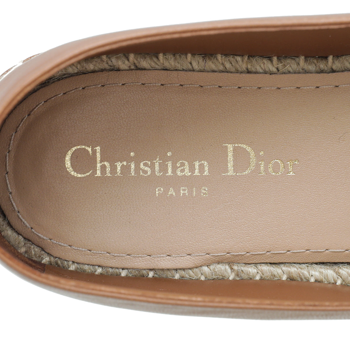 Christian Dior Brown Espadrille 39.5