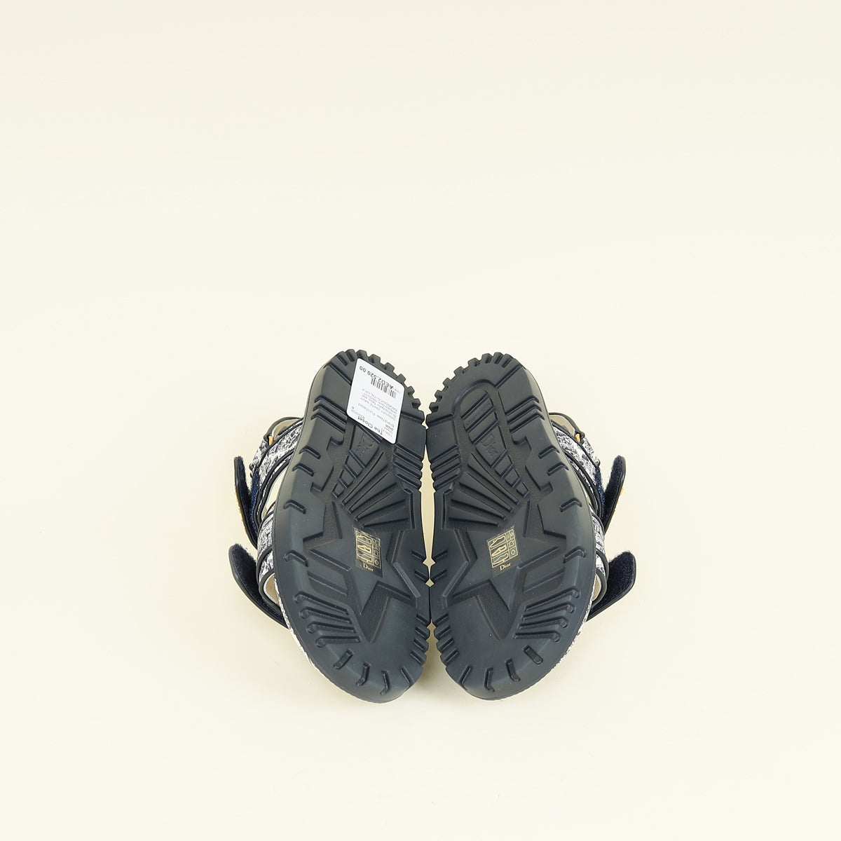 Christian Dior Bicolor Plan De Paris Dioract Sandal 38