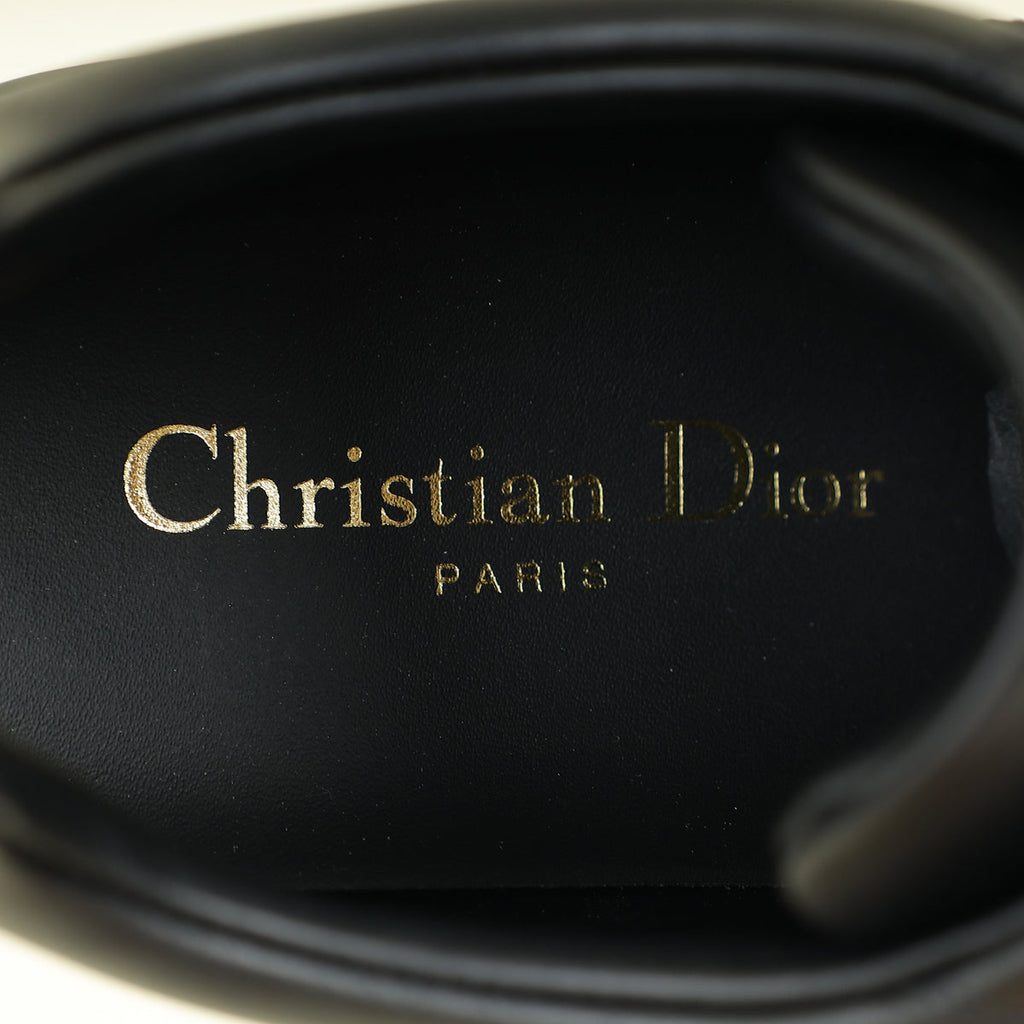 Christian Dior Black CD Lace Up Sneakers 37