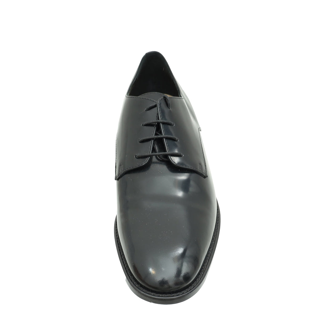 Christian Dior Black Timeless Derby Shoes 38.5
