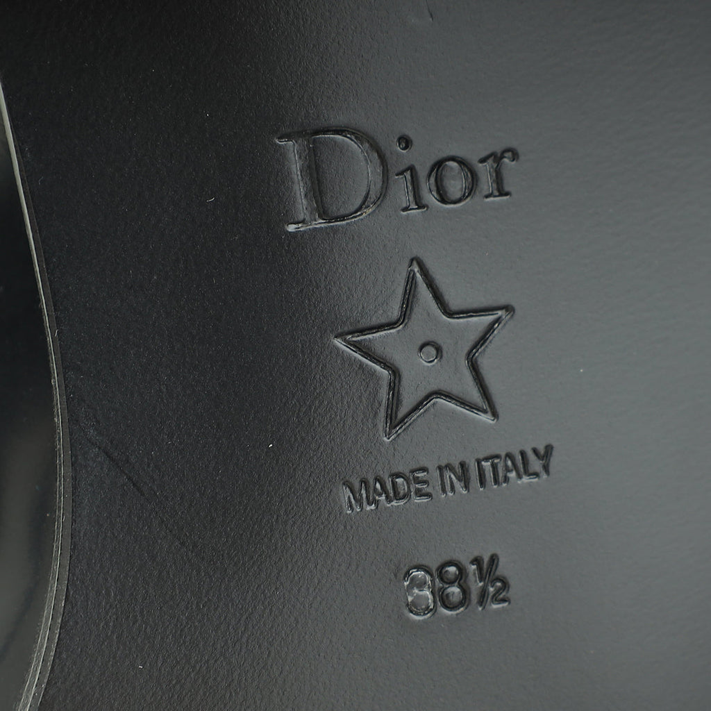 Christian Dior Black Timeless Derby Shoes 38.5