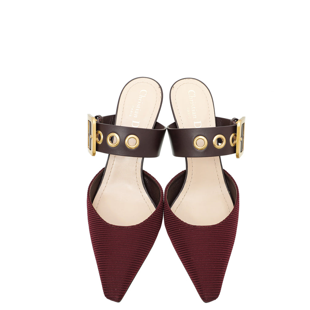 Christian Dior Rouge D-Dior Heeled Mule 39
