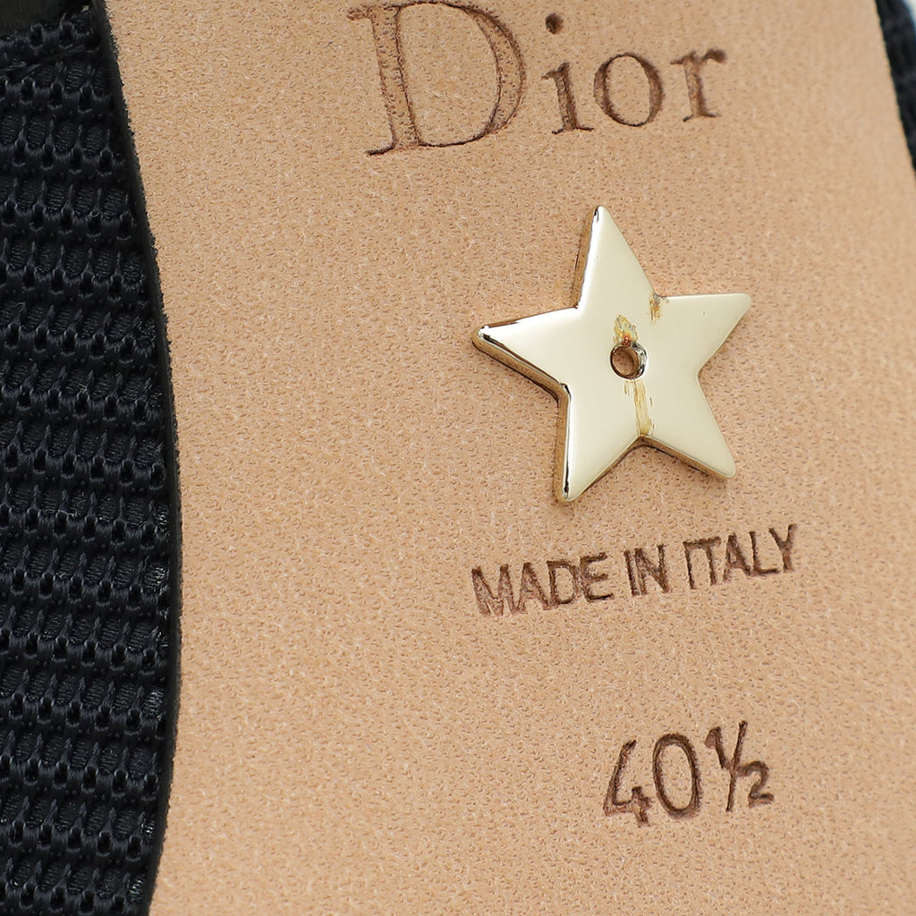 Christian Dior Black J'adior Technical Fabric Slingback 40.5