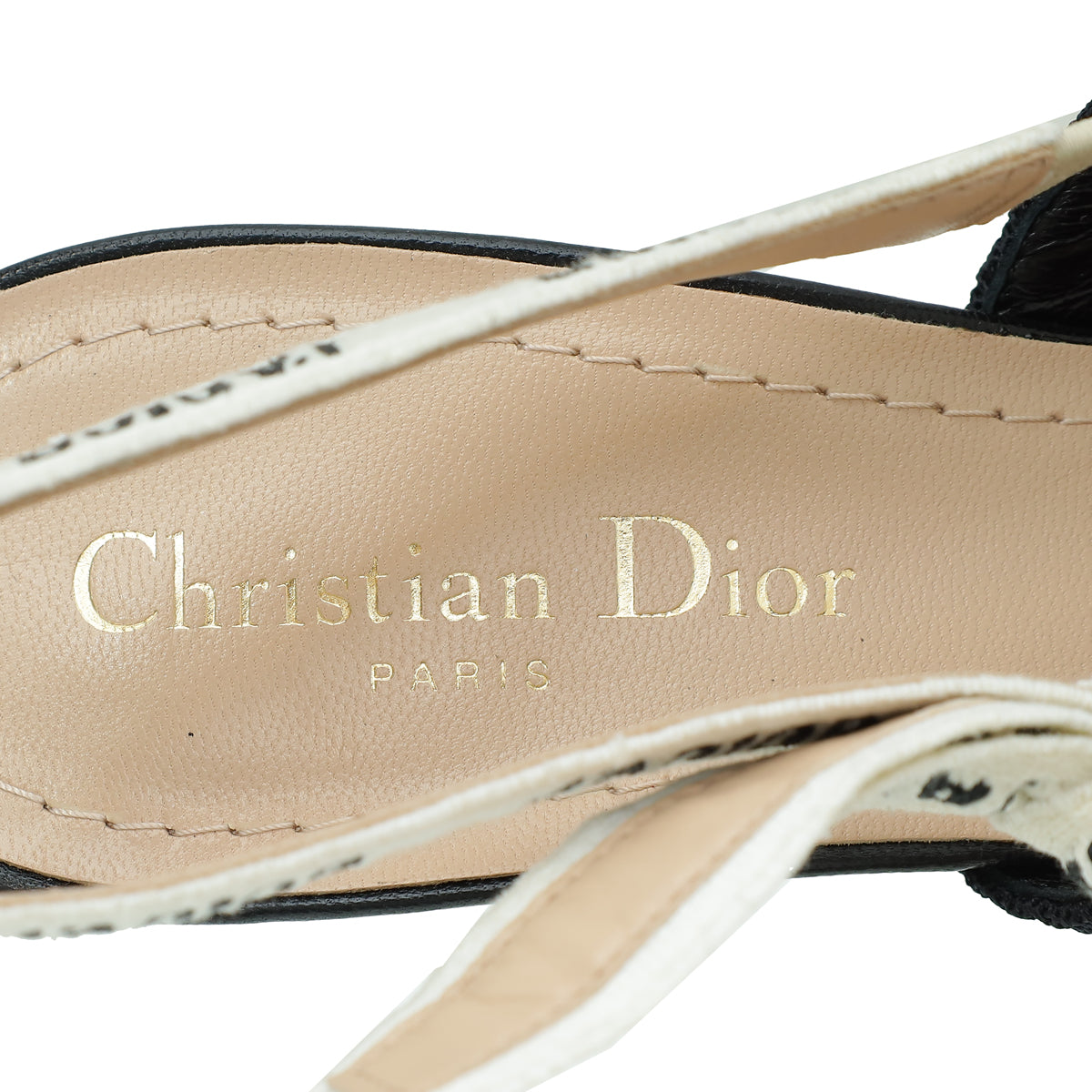 Christian Dior Black J'adior Technical Fabric Slingback 40.5