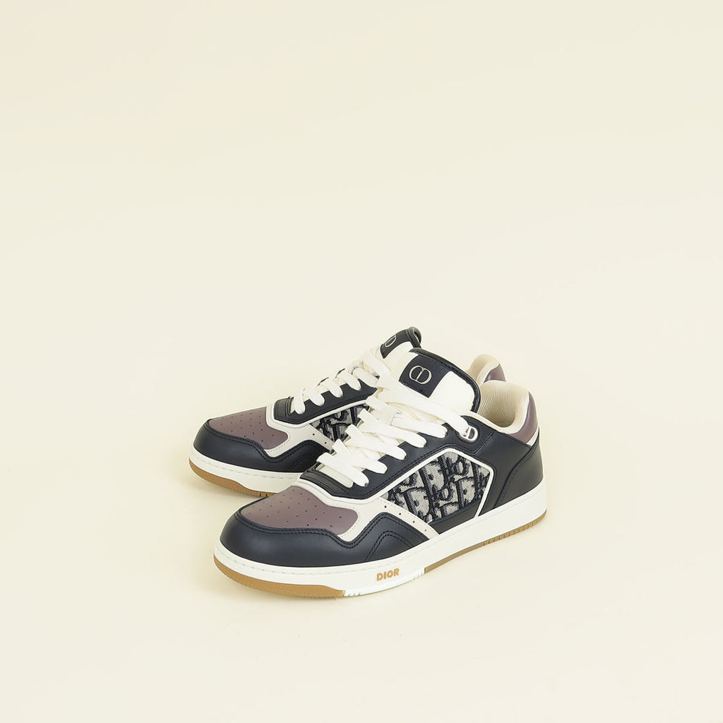 Christian Dior Bicolor Oblique B27 Uptown Low-Top Sneaker 40
