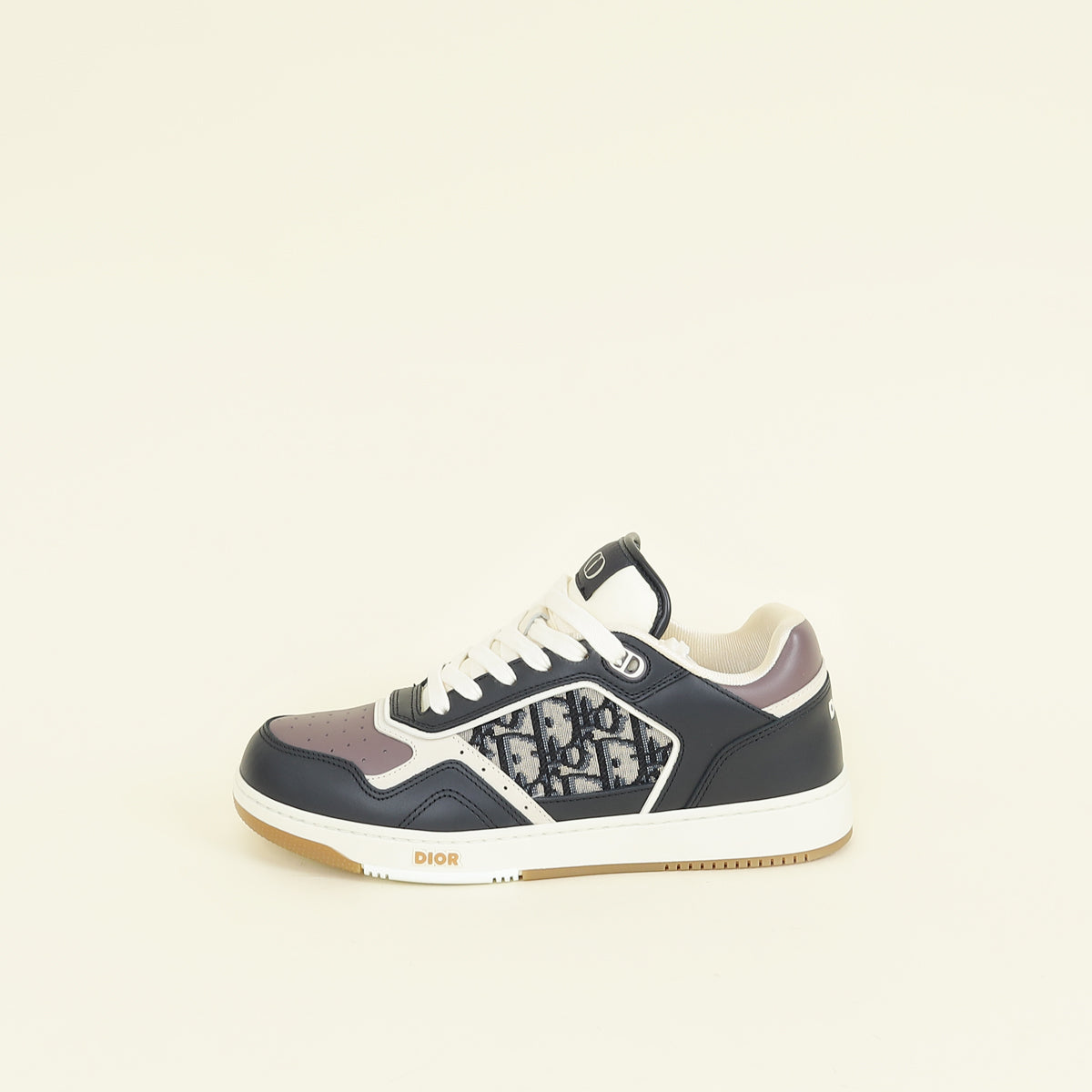 Christian Dior Bicolor Oblique B27 Uptown Low-Top Sneaker 40