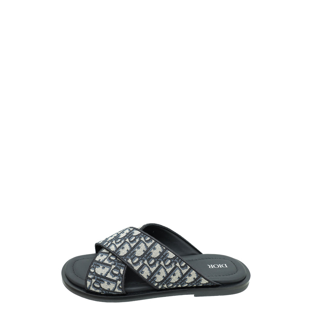Christian Dior Oblique Alias Criss Cross Sandal 43
