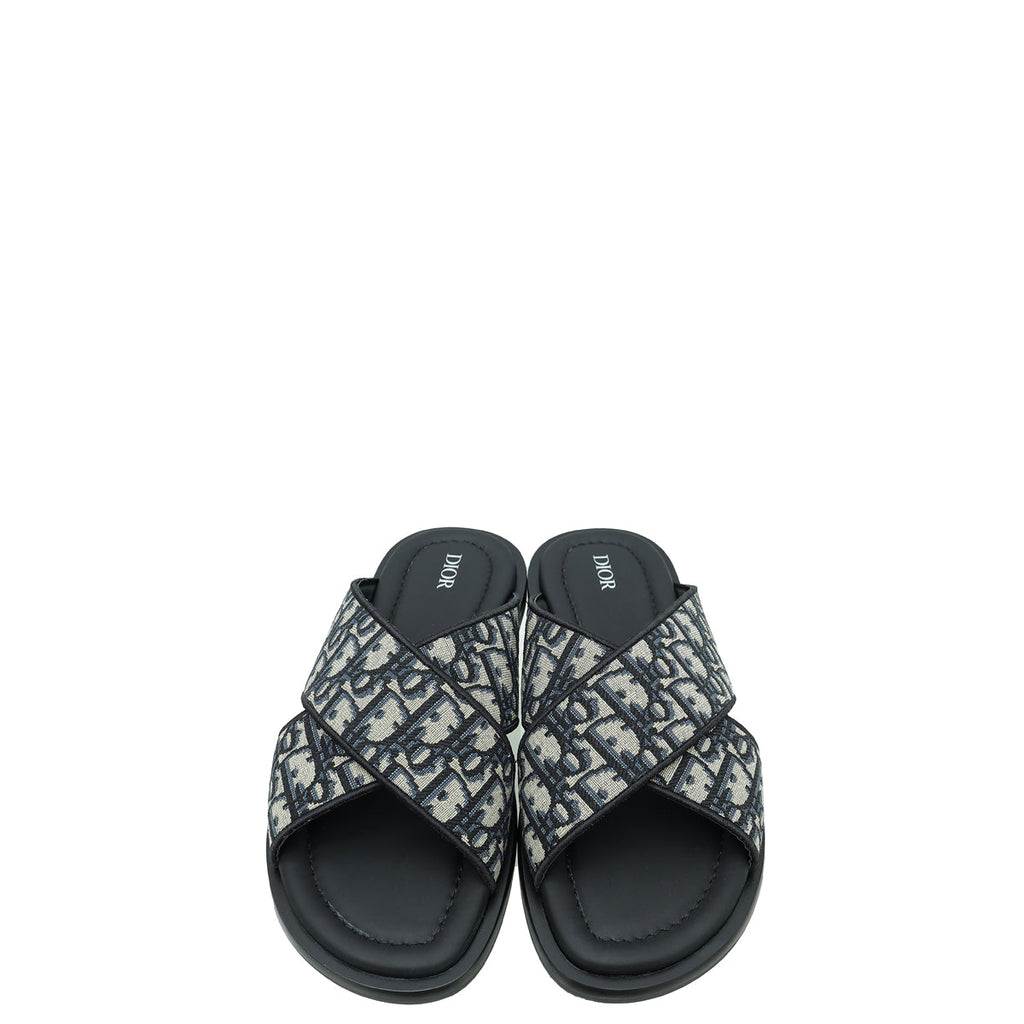 Christian Dior Oblique Alias Criss Cross Sandal 43