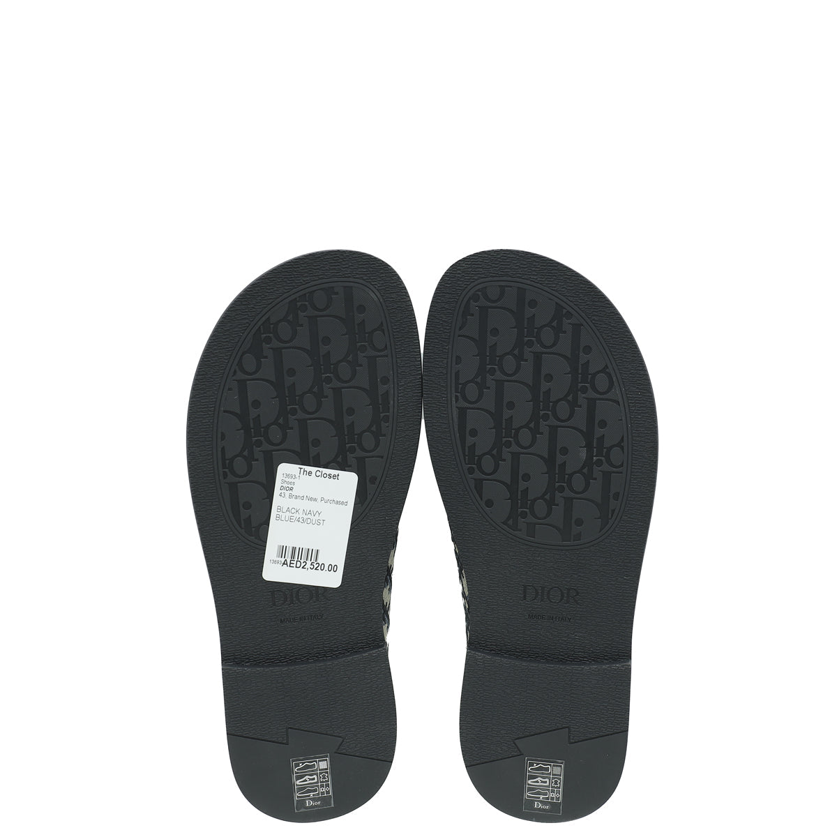 Christian Dior Oblique Alias Criss Cross Sandal 43