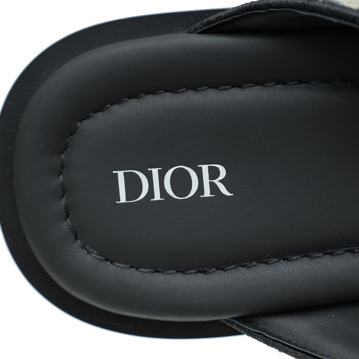 Christian Dior Oblique Alias Criss Cross Sandal 43