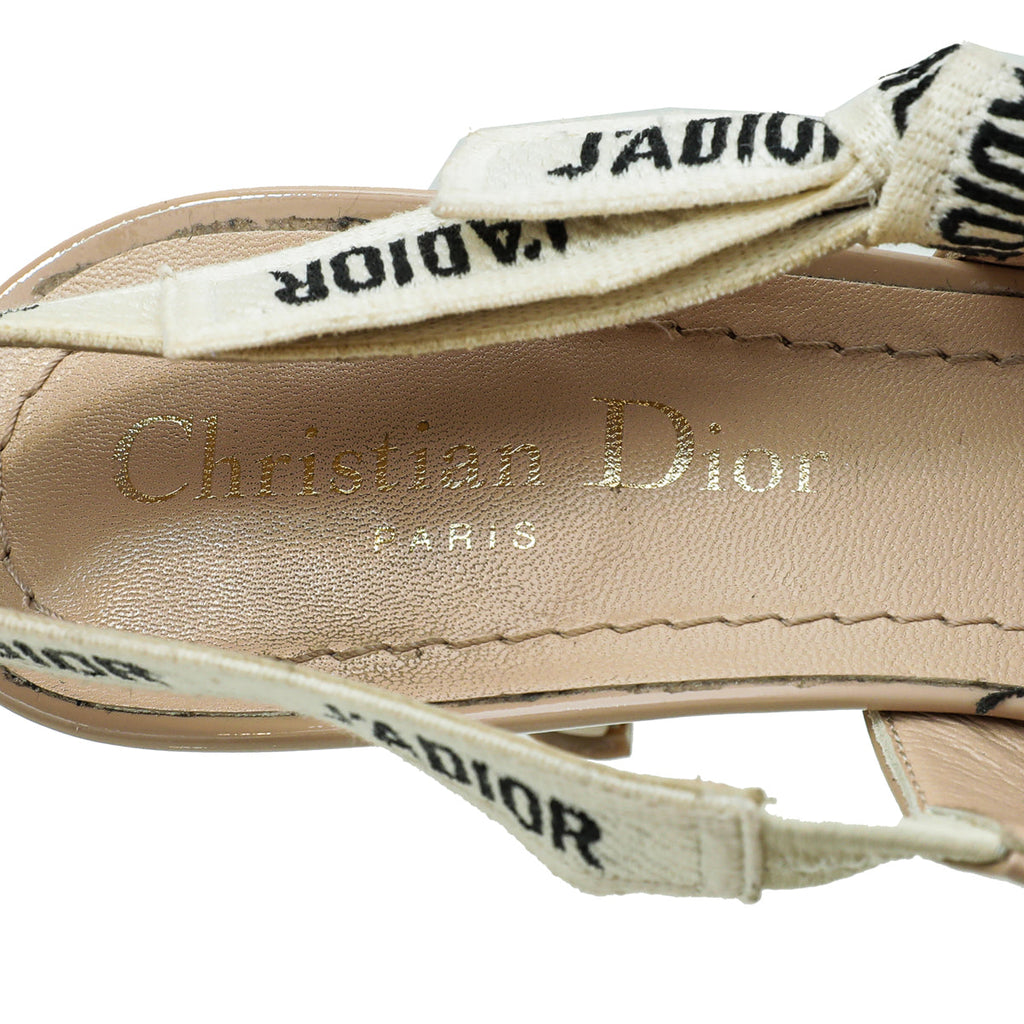 Christian Dior Nude J'Adior Slingback Pumps 36.5
