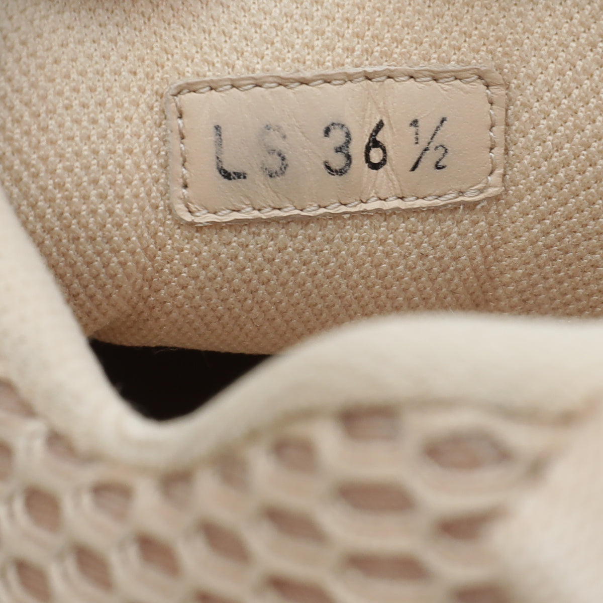 Christian Dior Nude Mesh D-Connect Sneakers 36.5
