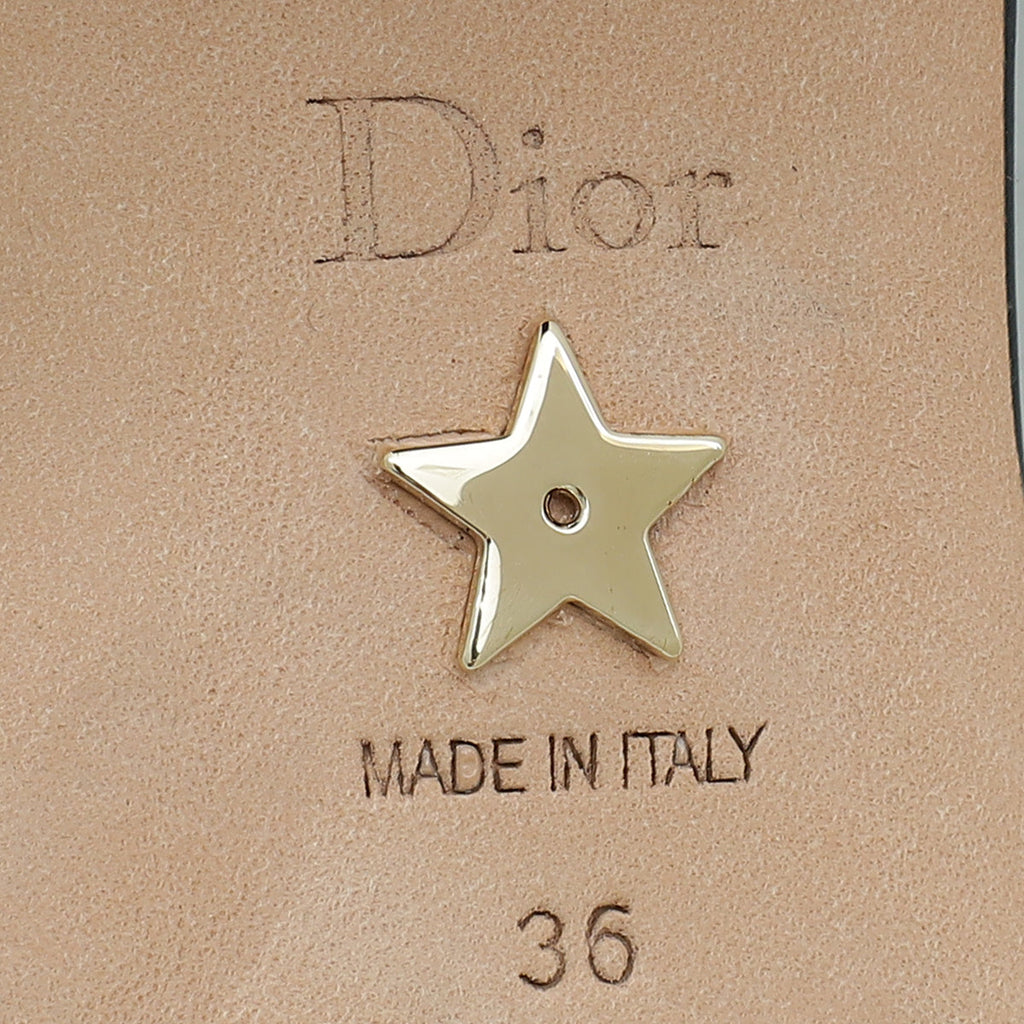 Christian Dior Black 30 Montaigne Heeled Sandal 36