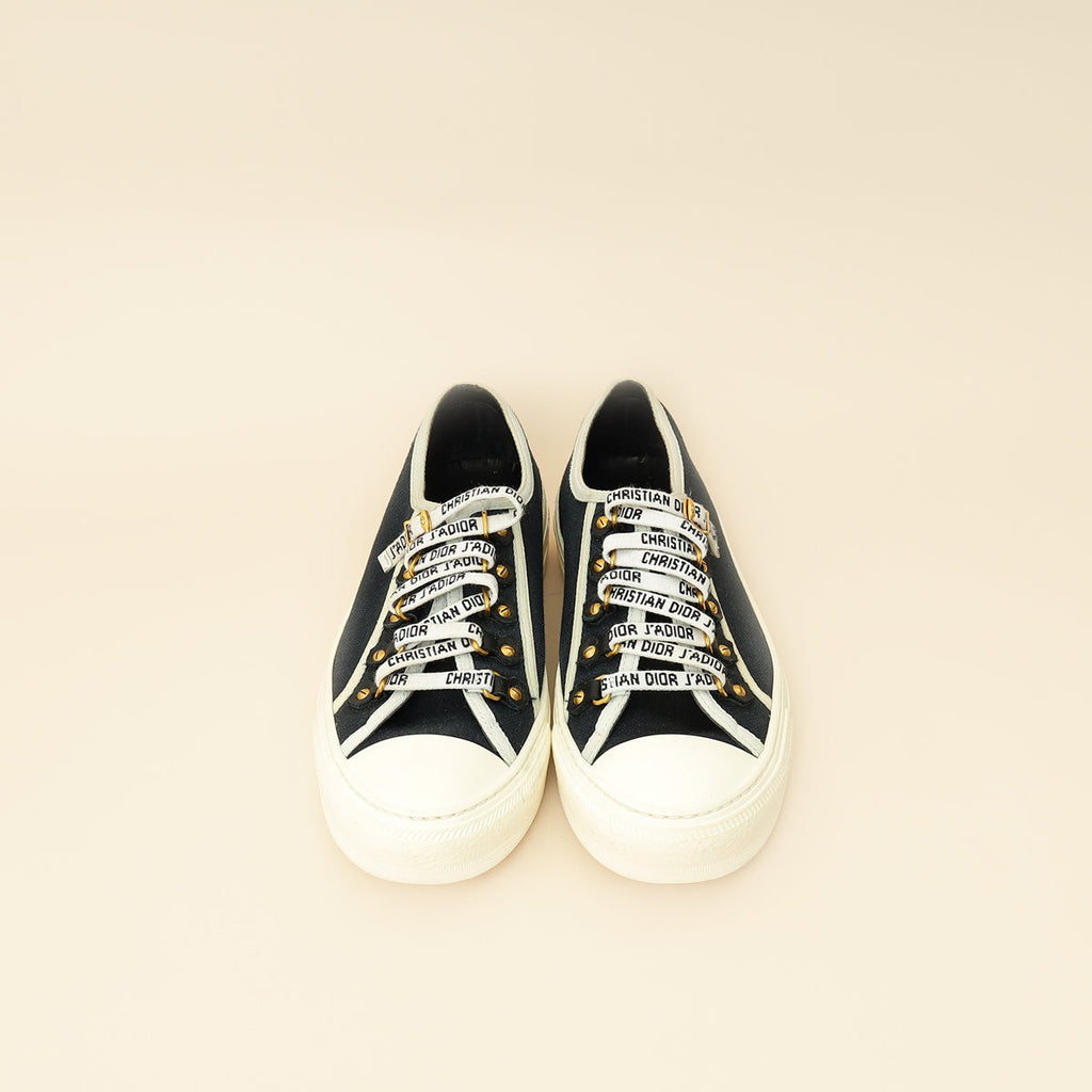 Christian Dior Blue Walk'n'Dior Low Top Sneakers 37.5