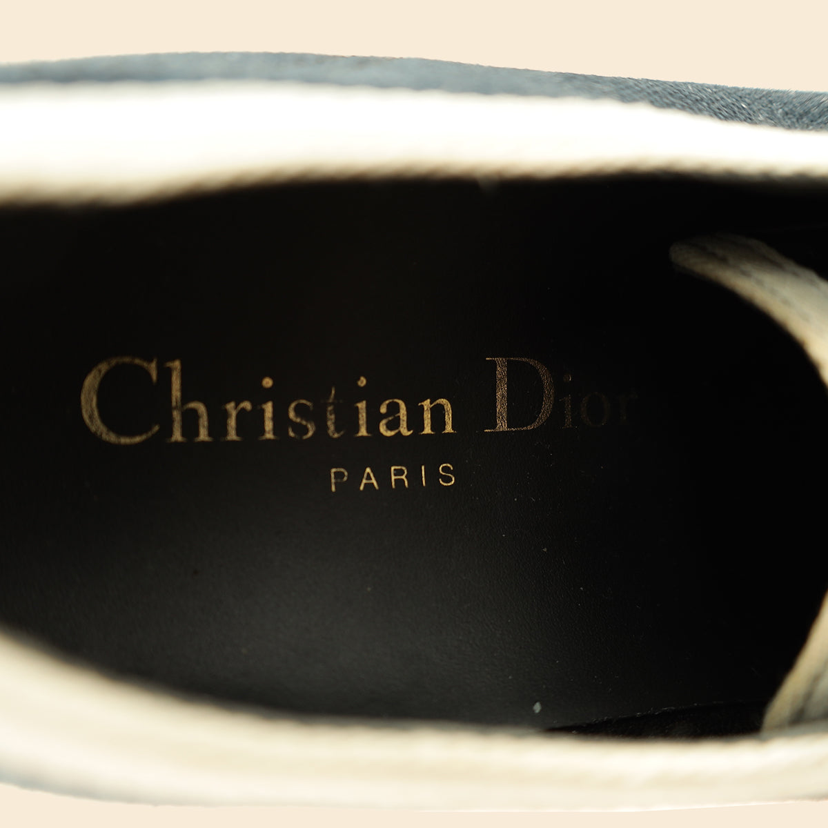 Christian Dior Blue Walk'n'Dior Low Top Sneakers 37.5