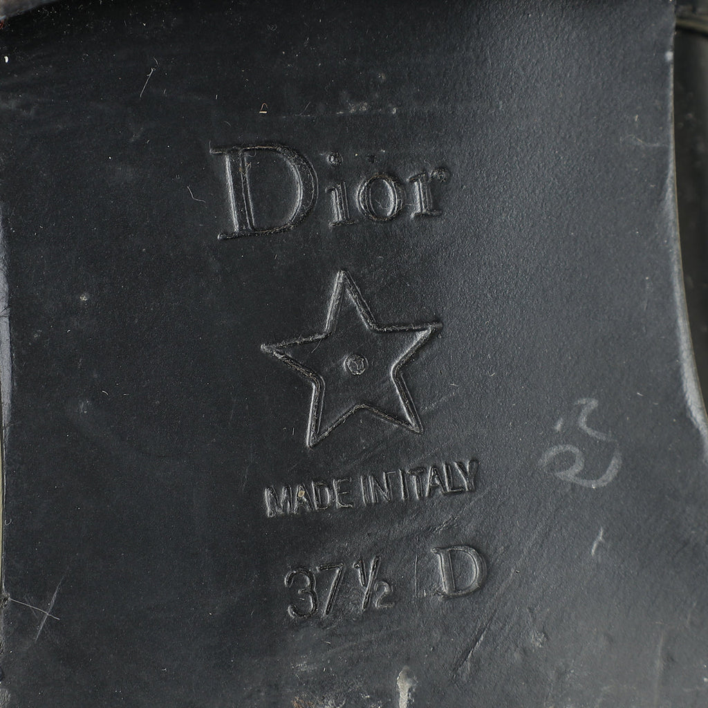 Christian Dior Black Timeless Derby Shoes 37.5