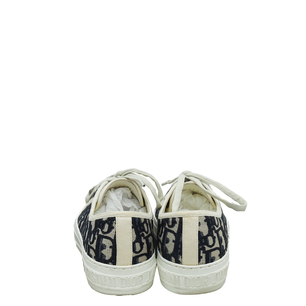Christian Dior Bicolor Walk'n'Dior Low Top Sneakers 37.5