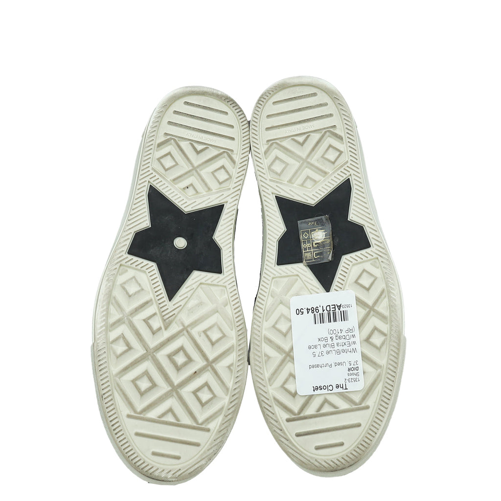 Christian Dior Bicolor Walk'n'Dior Low Top Sneakers 37.5