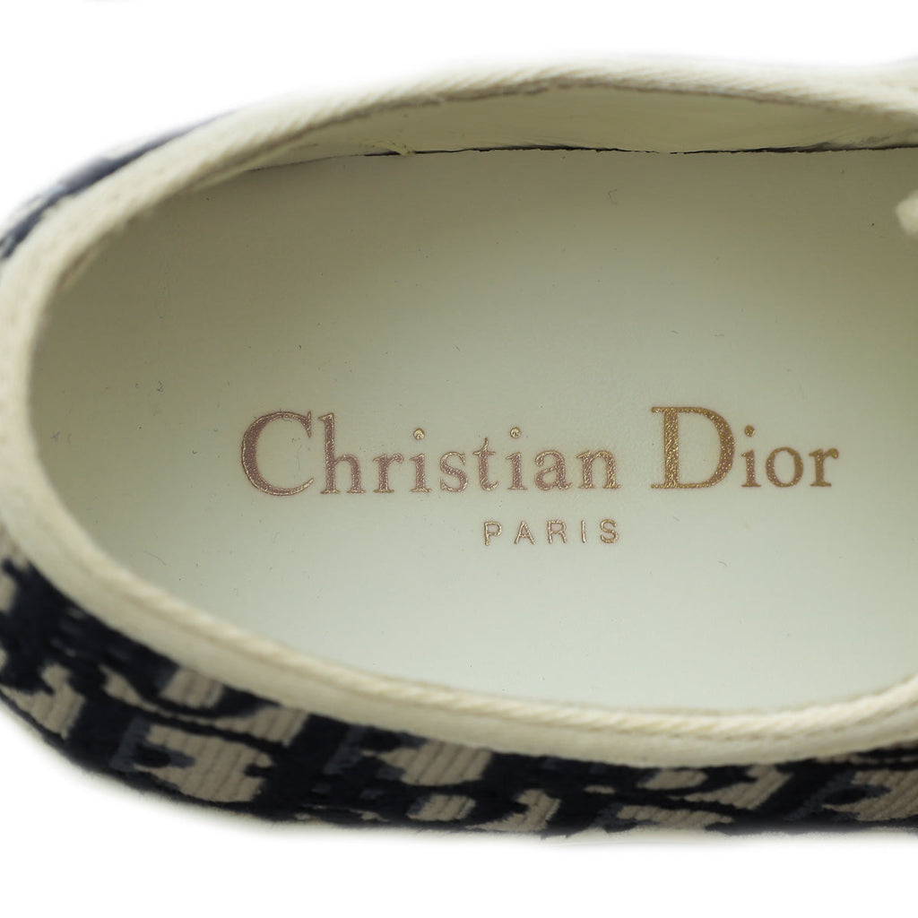 Christian Dior Bicolor Walk'n'Dior Low Top Sneakers 37.5
