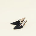 Christian Dior Black J'adior Technical Slingback 37.5