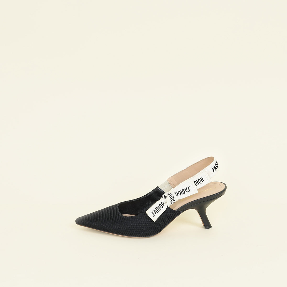 Christian Dior Black J'adior Technical Slingback 37.5