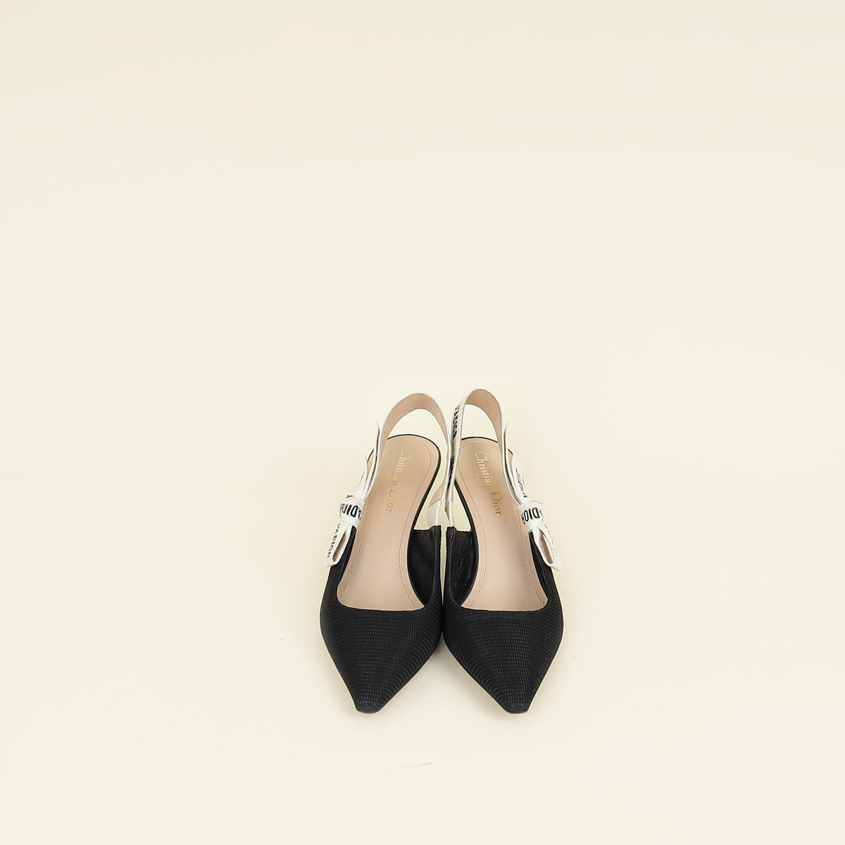 Christian Dior Black J'adior Technical Slingback 37.5