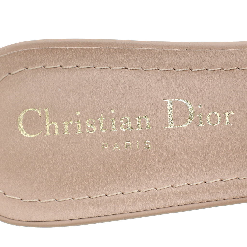 Christian Dior Nude 30 Montaigne Slide Mules 37.5