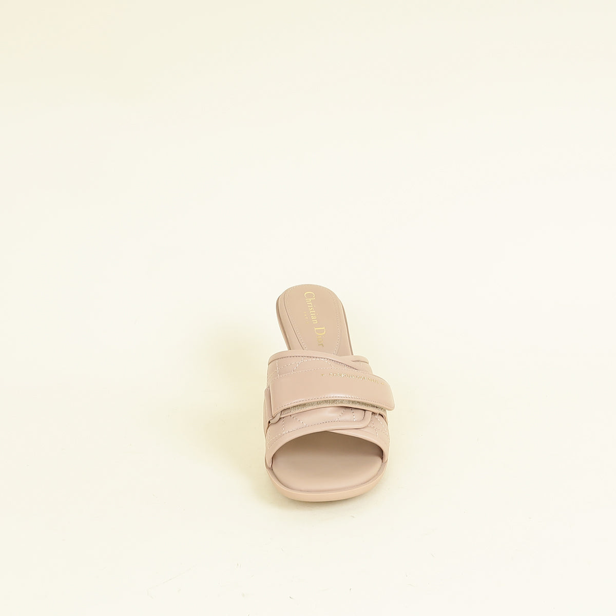 Christian Dior Nude Diorevolution Cannage Heel Sandal 37.5