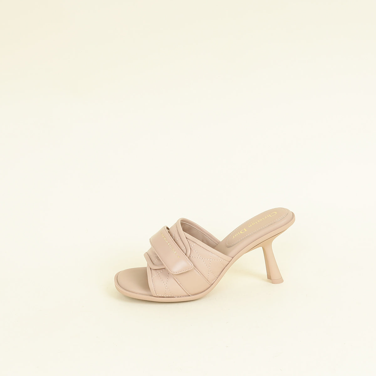 Christian Dior Nude Diorevolution Cannage Heel Sandal 37.5