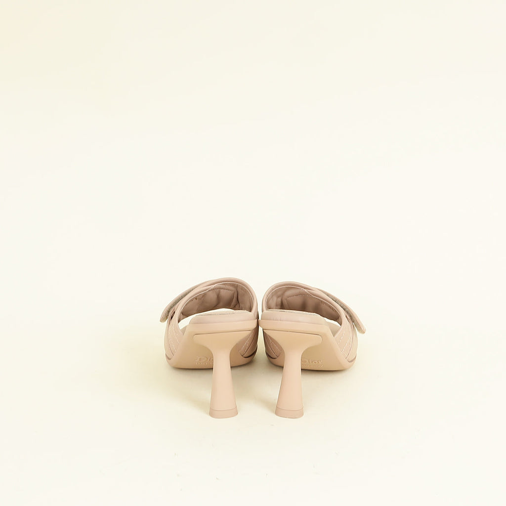 Christian Dior Nude Diorevolution Cannage Heel Sandal 37.5