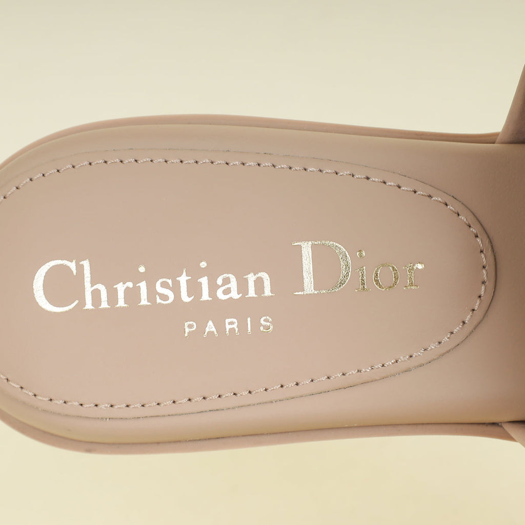 Christian Dior Nude Diorevolution Cannage Heel Sandal 37.5