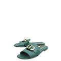 Christian Dior Green 30 Montaigne Flat Mules 37