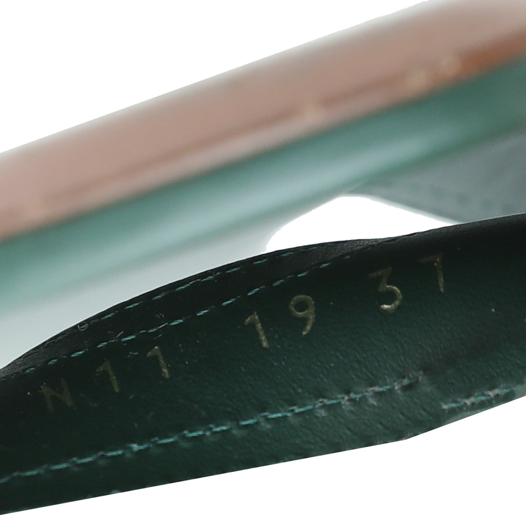 Christian Dior Green 30 Montaigne Flat Mules 37