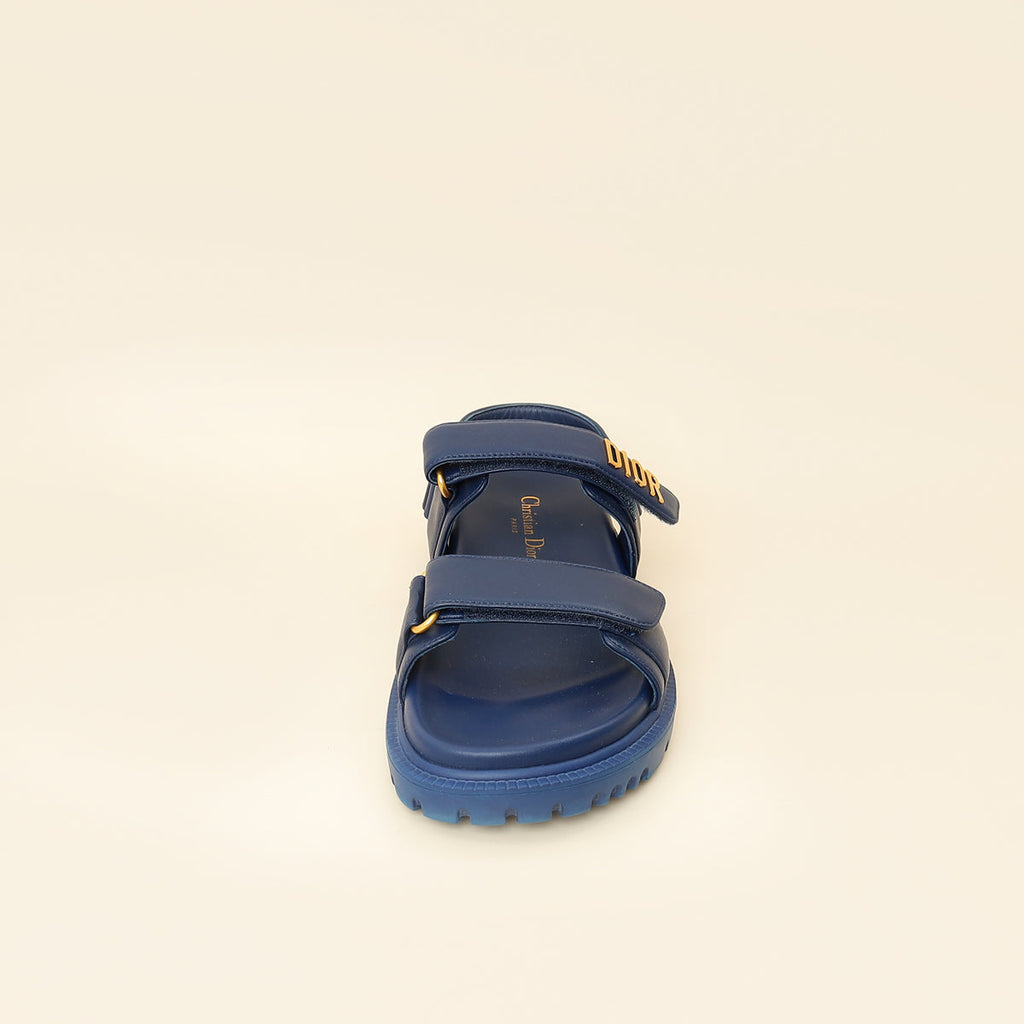 Christian Dior Dark Blue Dioract Sandal 37