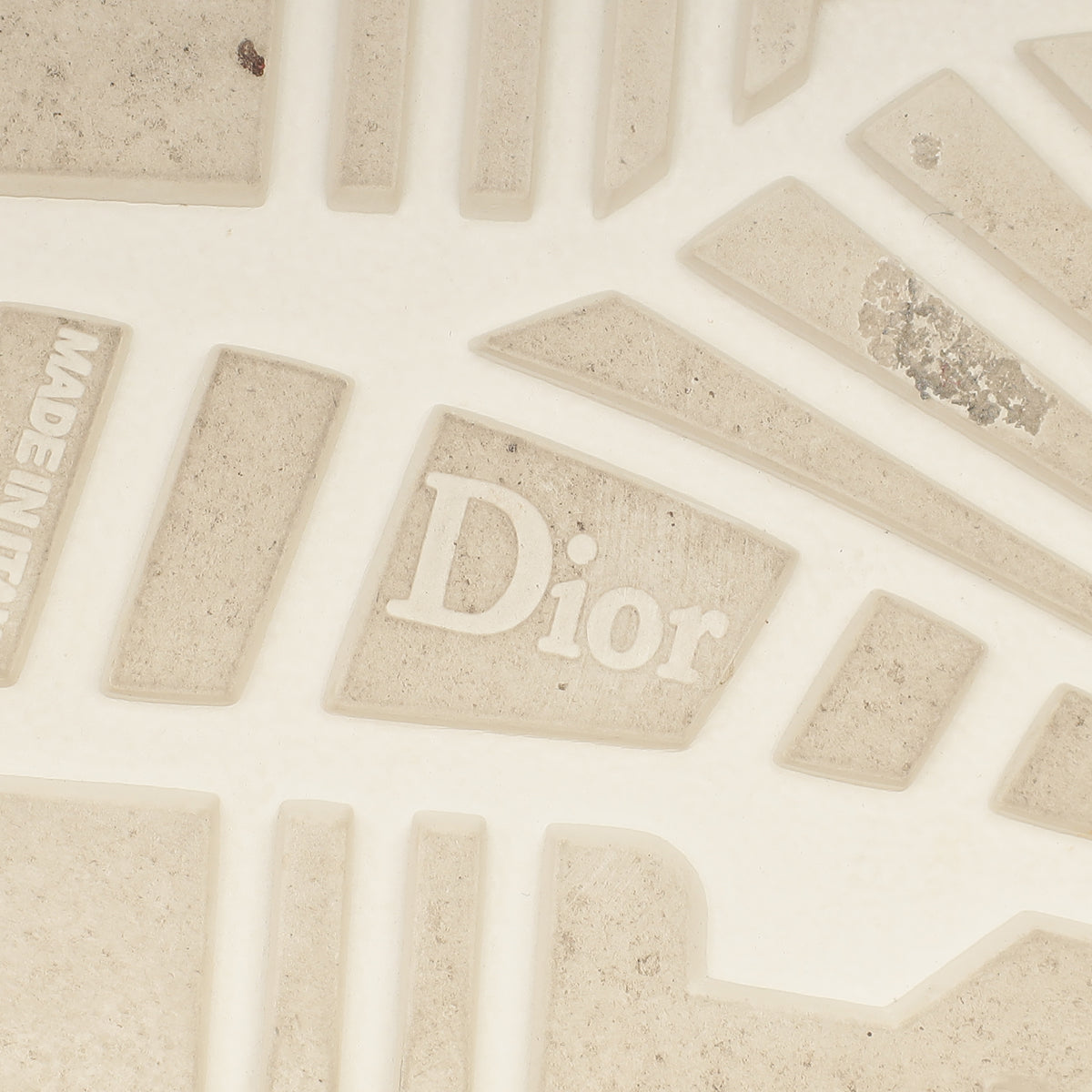 Christian Dior Ivory White Dioract Sandal 37
