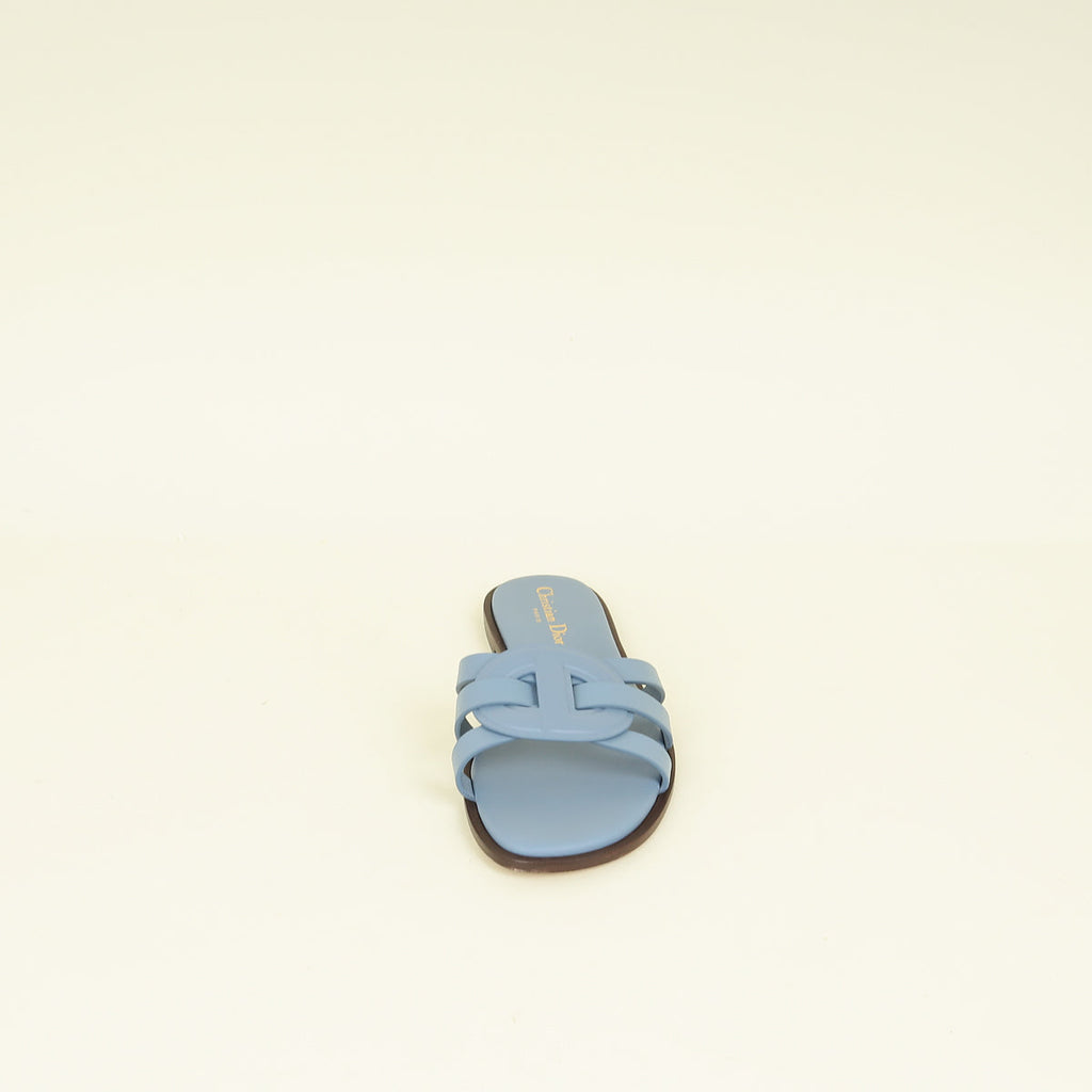 Christian Dior Blue D Club Slide Sandal 37