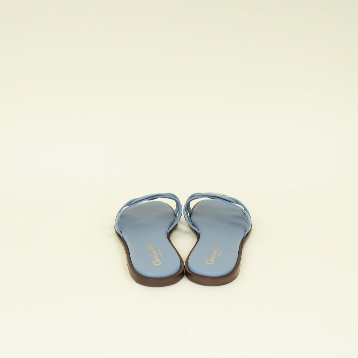 Christian Dior Blue D Club Slide Sandal 37