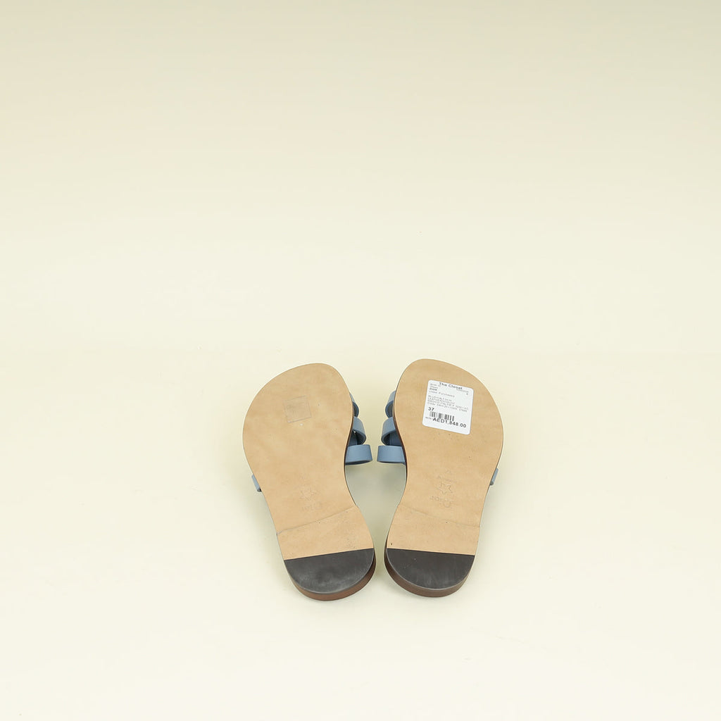 Christian Dior Blue D Club Slide Sandal 37