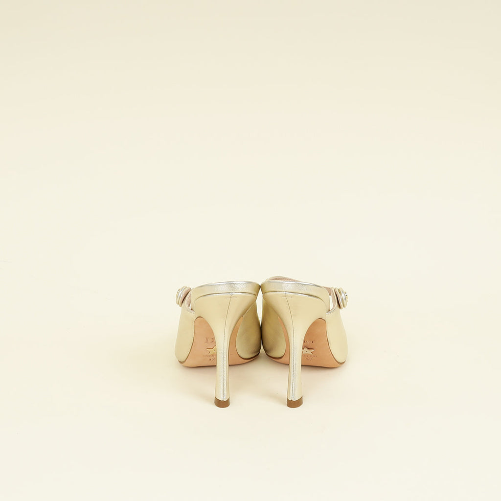 Christian Dior Dore Capture Heeled Mules 37